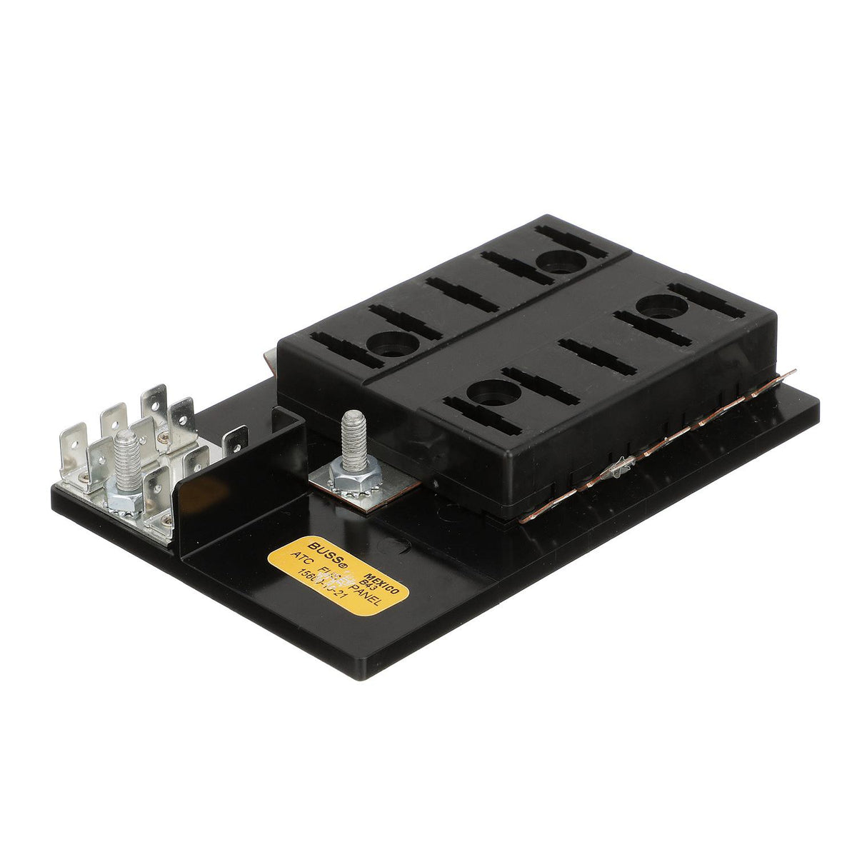 Fuse Block ATO/ATC, 10 Gang Ground Bar 12V