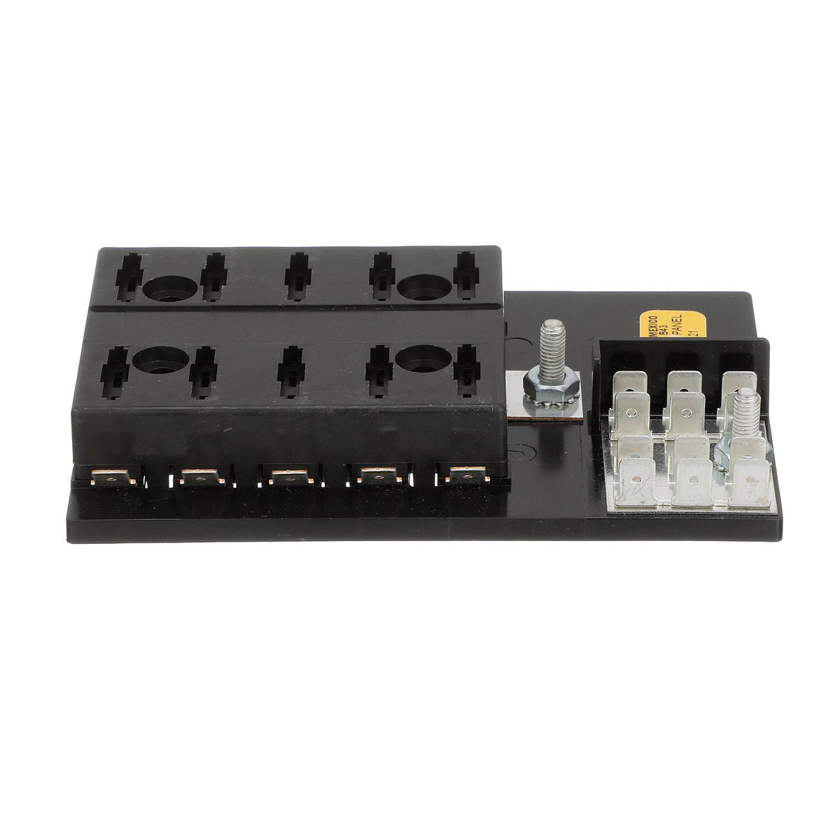 Fuse Block ATO/ATC, 10 Gang Ground Bar 12V