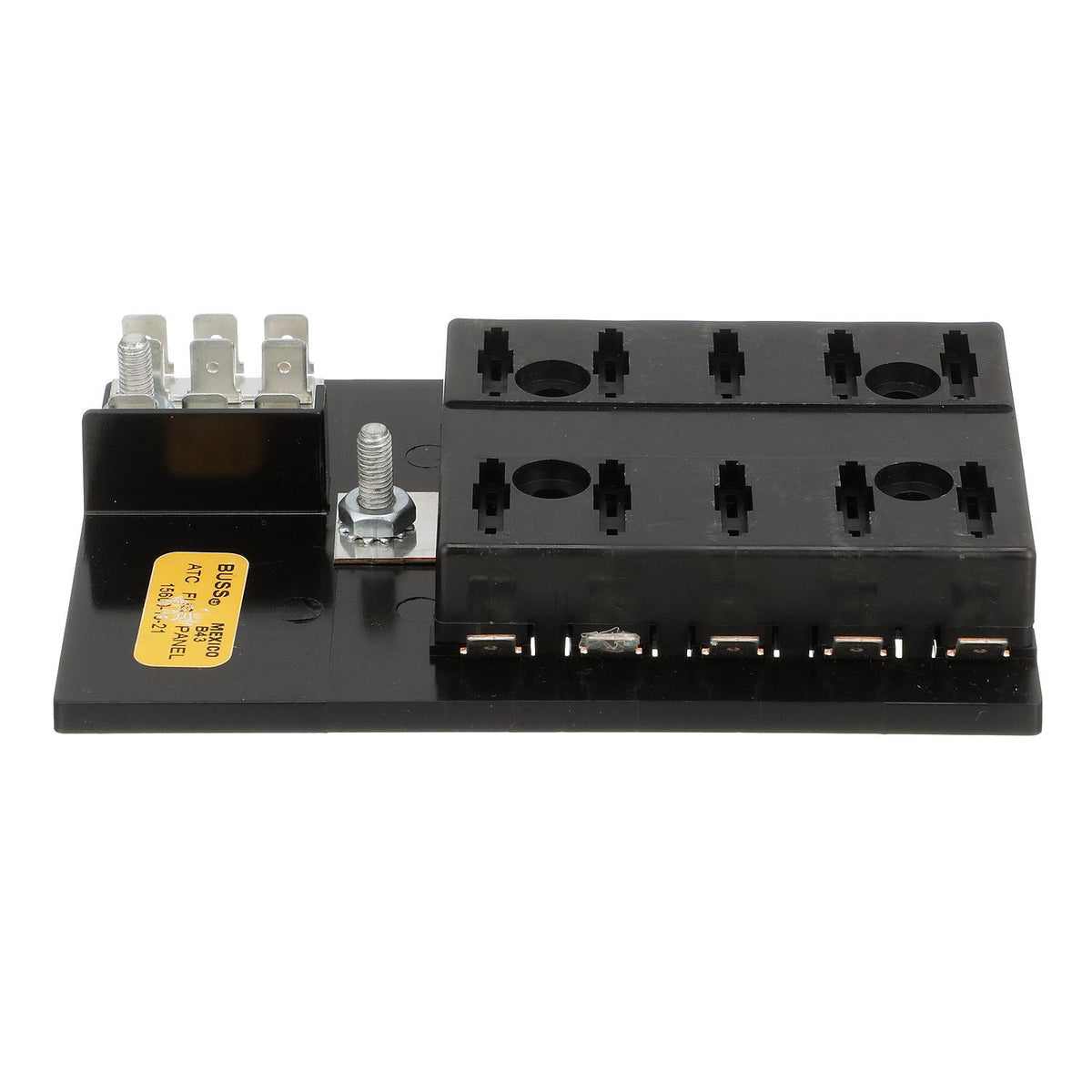 Fuse Block ATO/ATC, 10 Gang Ground Bar 12V