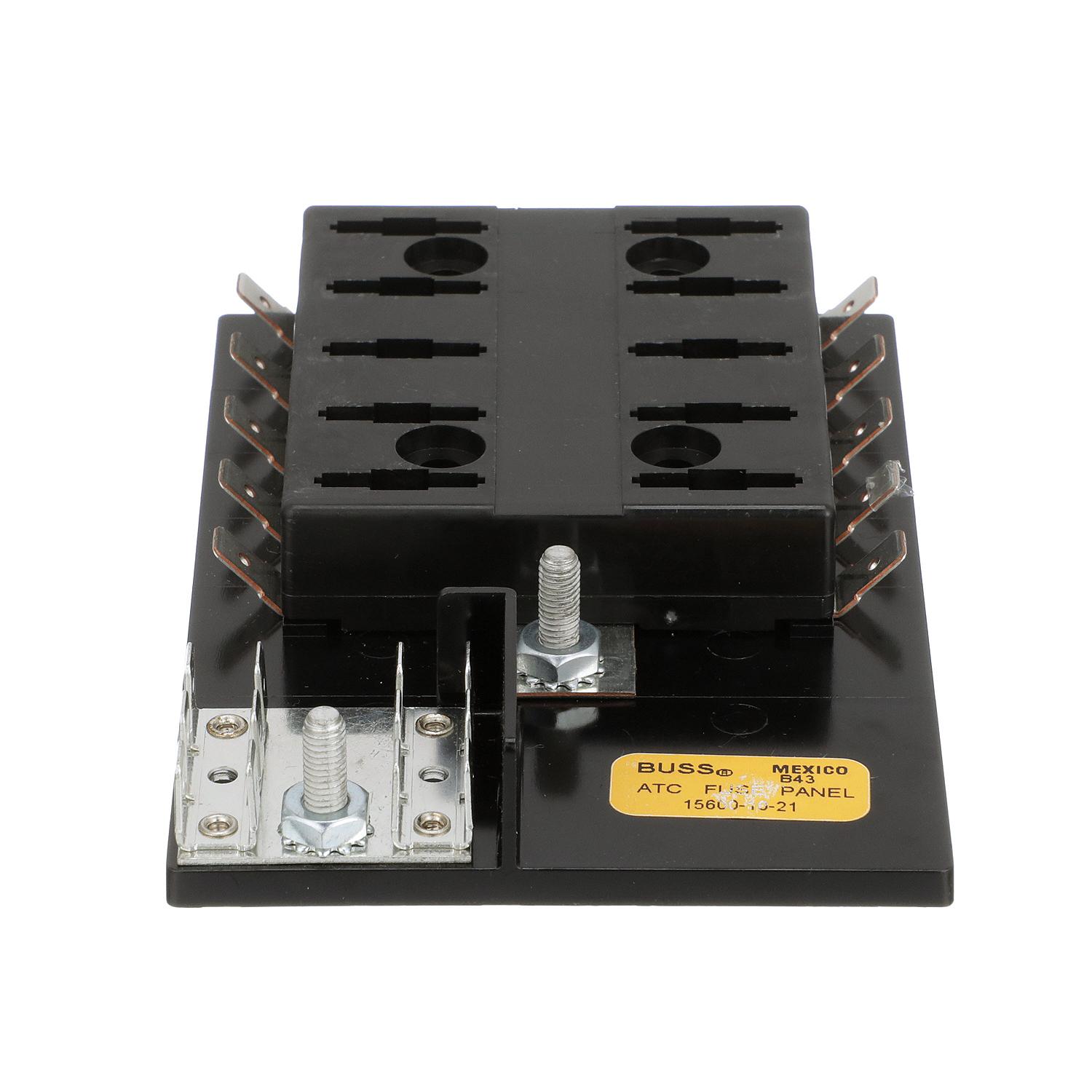 Fuse Block ATO/ATC, 10 Gang Ground Bar 12V