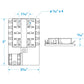 Fuse Block ATO/ATC, 10 Gang Ground Bar 12V