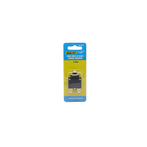Circuit Breaker, Mini, Push to Reset, 5 Amp