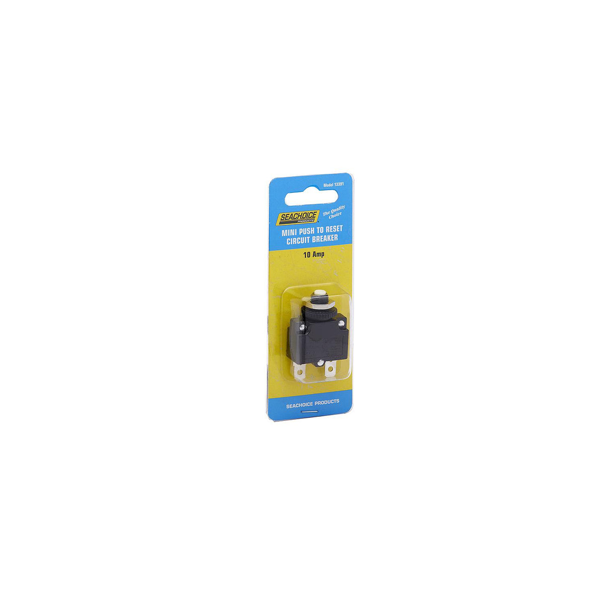 Mini Push to Reset Circuit Breaker, 10 AMP