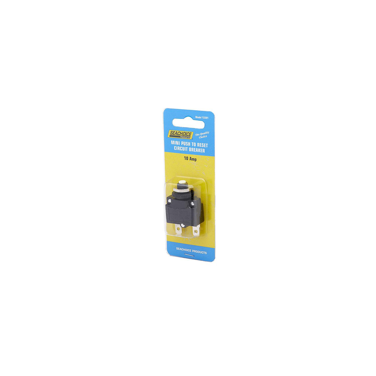 Mini Push to Reset Circuit Breaker, 10 AMP