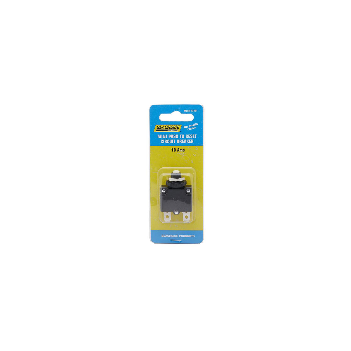 Mini Push to Reset Circuit Breaker, 10 AMP