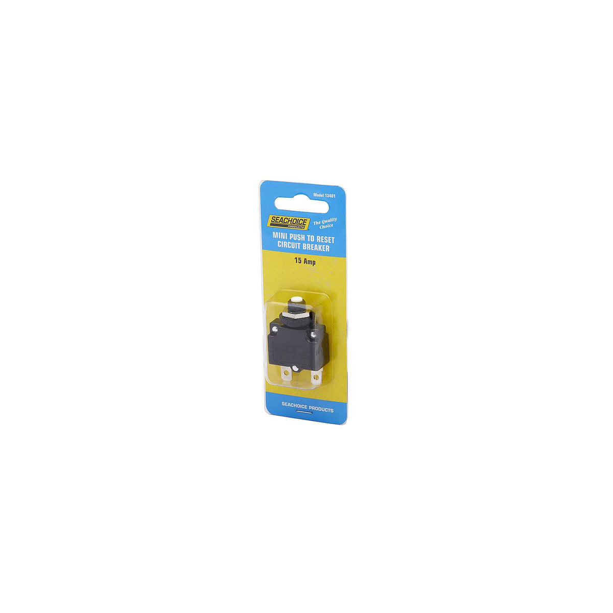 Mini Push to Reset Circuit Breaker, 15 AMP