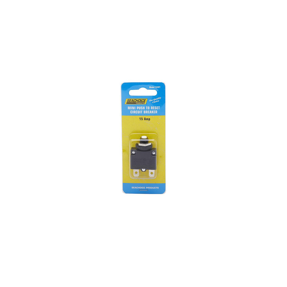 Mini Push to Reset Circuit Breaker, 15 AMP