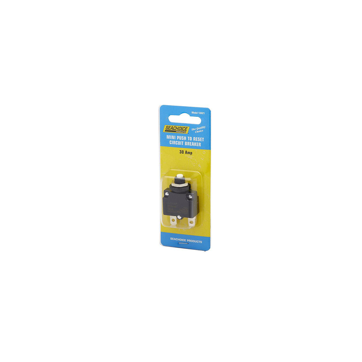 Mini Push to Reset Circuit Breaker, 30 AMP