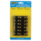6-Gang Fuse & Terminal Block, Brass Clips & Contacts