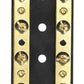 Terminal Block, 4-Gang, Plastic Base w/ Brass Hardware
