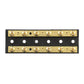 Terminal Block, 6-Gang, Brass Clips & Contacts