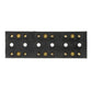 Terminal Block, 6-Gang, Brass Clips & Contacts