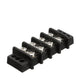 Terminal Block, 4-Gang, Brass Clips & Contacts