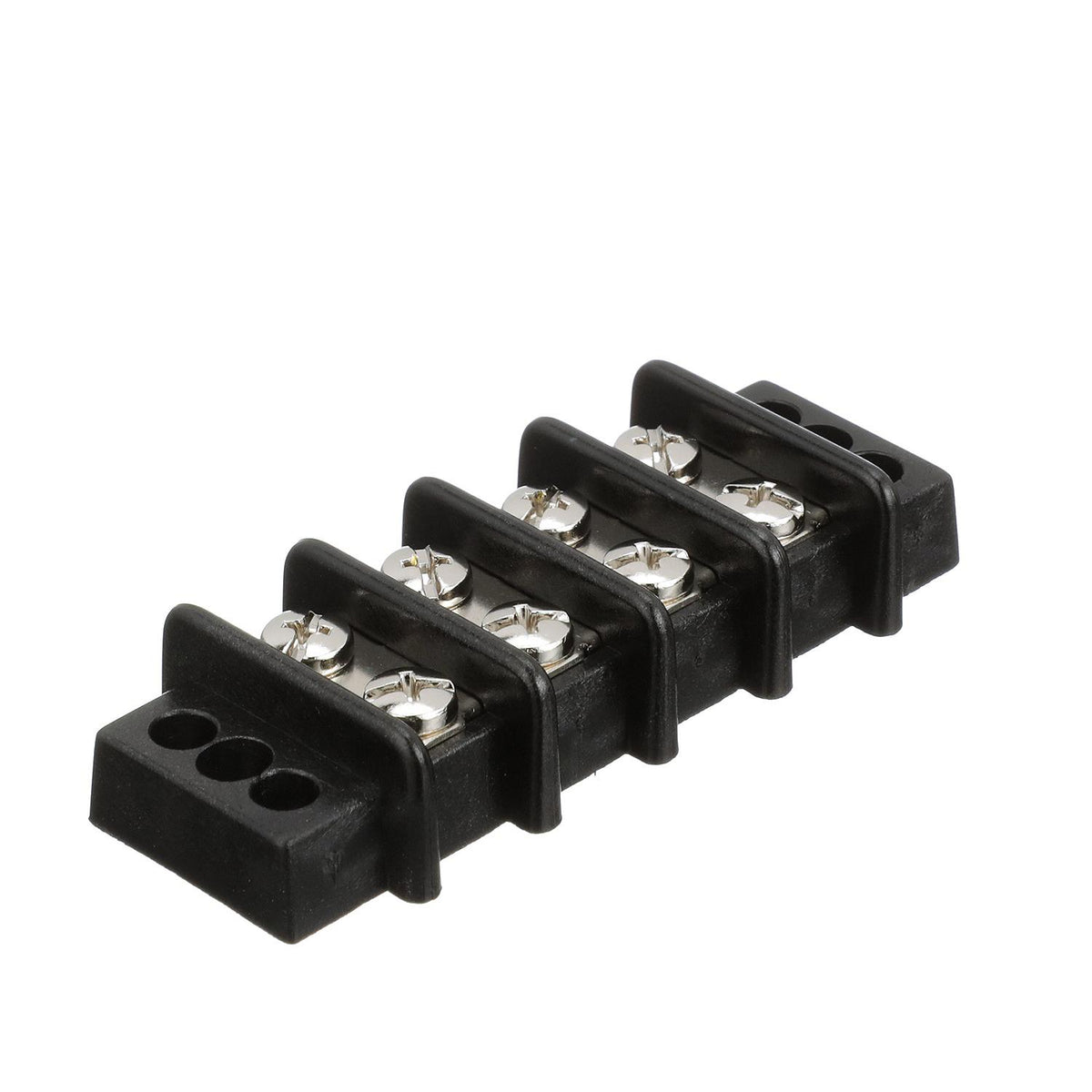 Terminal Block, 4-Gang, Brass Clips & Contacts