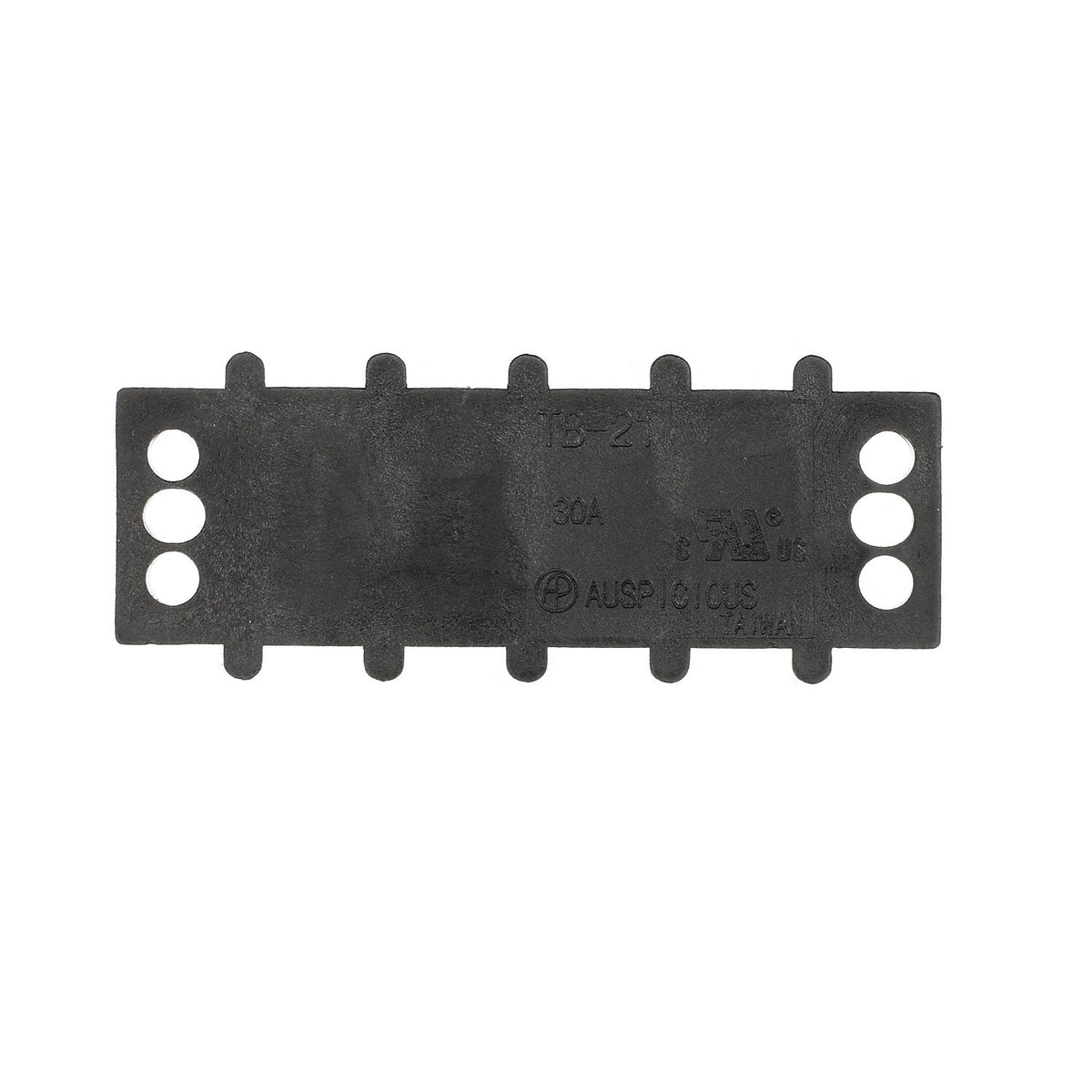 Terminal Block, 4-Gang, Brass Clips & Contacts