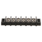 Terminal Block, 6-Gang, Nickel Plated Brass Terminals