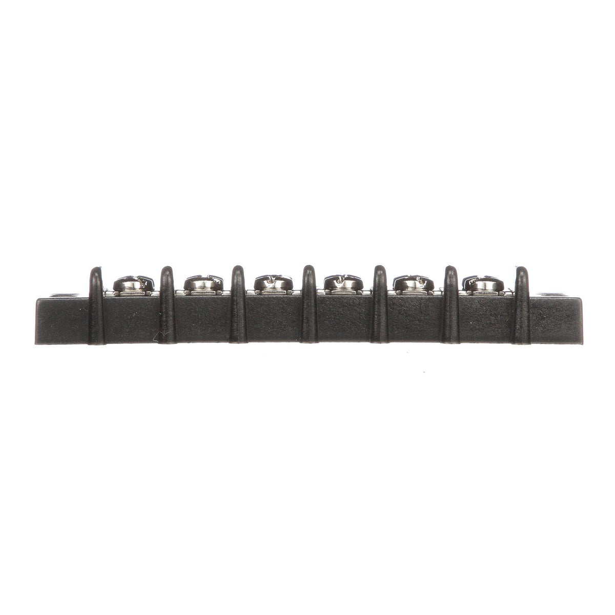 Terminal Block, 6-Gang, Nickel Plated Brass Terminals