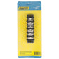 Terminal Block, 6-Gang, Nickel Plated Brass Terminals