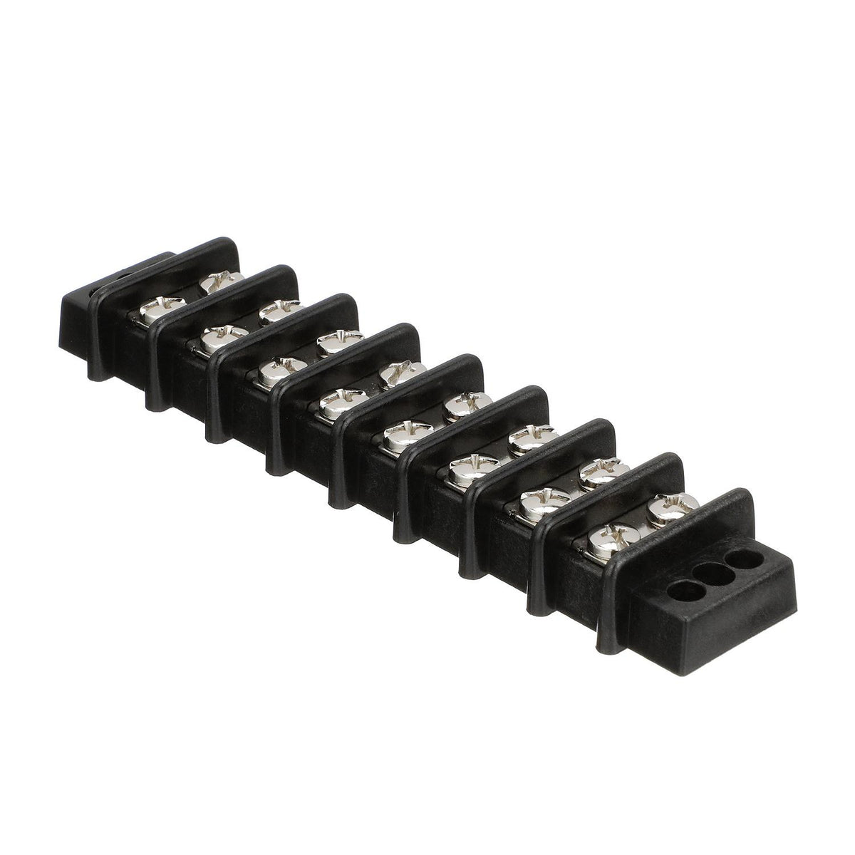 Terminal Block, 8-Gang, Brass Clips & Contacts