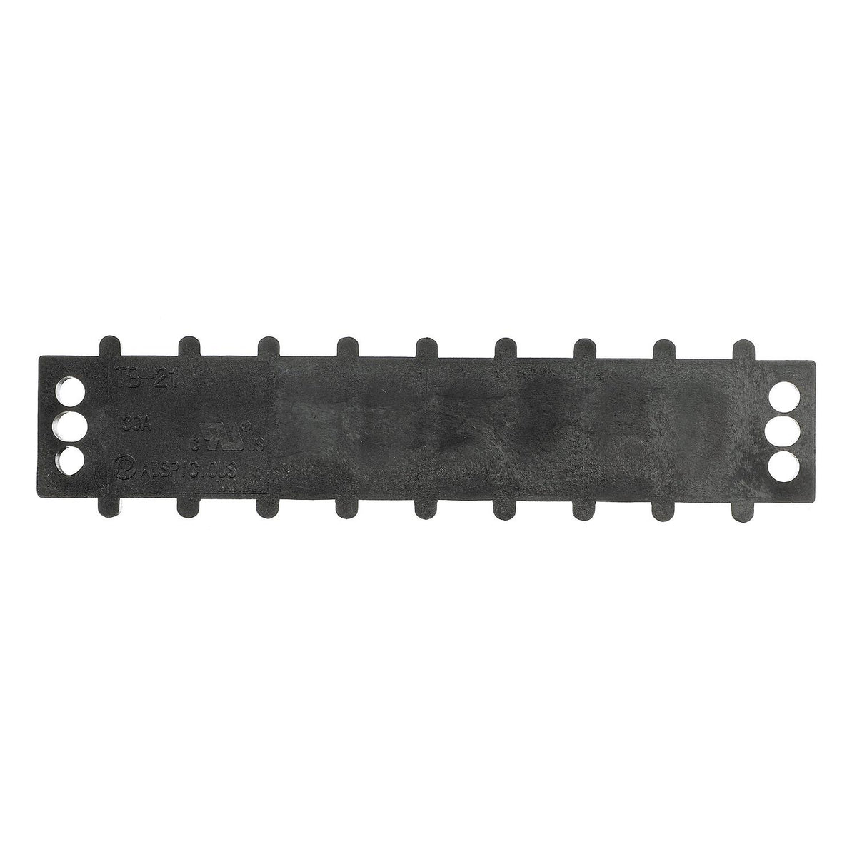 Terminal Block, 8-Gang, Brass Clips & Contacts