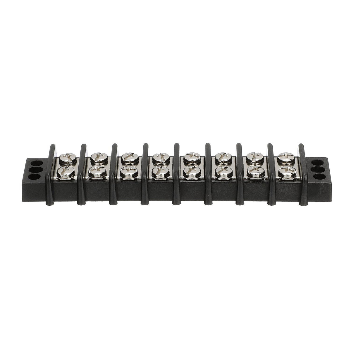 Terminal Block, 8-Gang, Brass Clips & Contacts