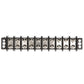 Terminal Block, 10-Gang, Nickel Plated Brass Terminals