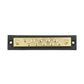 Terminal Block, 10-Gang, Brass Clips & Contacts