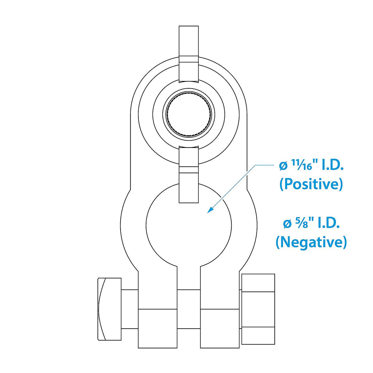 Boat Battery Terminal Set w/ Wing Nuts, Incl. Positive & Negative Terminals, 2/PK