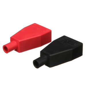 Battery Terminal Covers, Fits 4 & 6 Gauge Cable & Terminals w/o Wing Nut, 2/PK