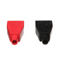 Battery Terminal Covers, Fits 4 & 6 Gauge Cable & Terminals w/o Wing Nut, 2/PK