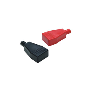 Battery Terminal Covers, Fits 2-2/0 Gauge Cable & Terminals w/o Wing Nut, 2/PK