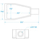 Battery Terminal Covers, Fits 4 & 6 Gauge Cable & Terminals w/o Wing Nut, 2/PK
