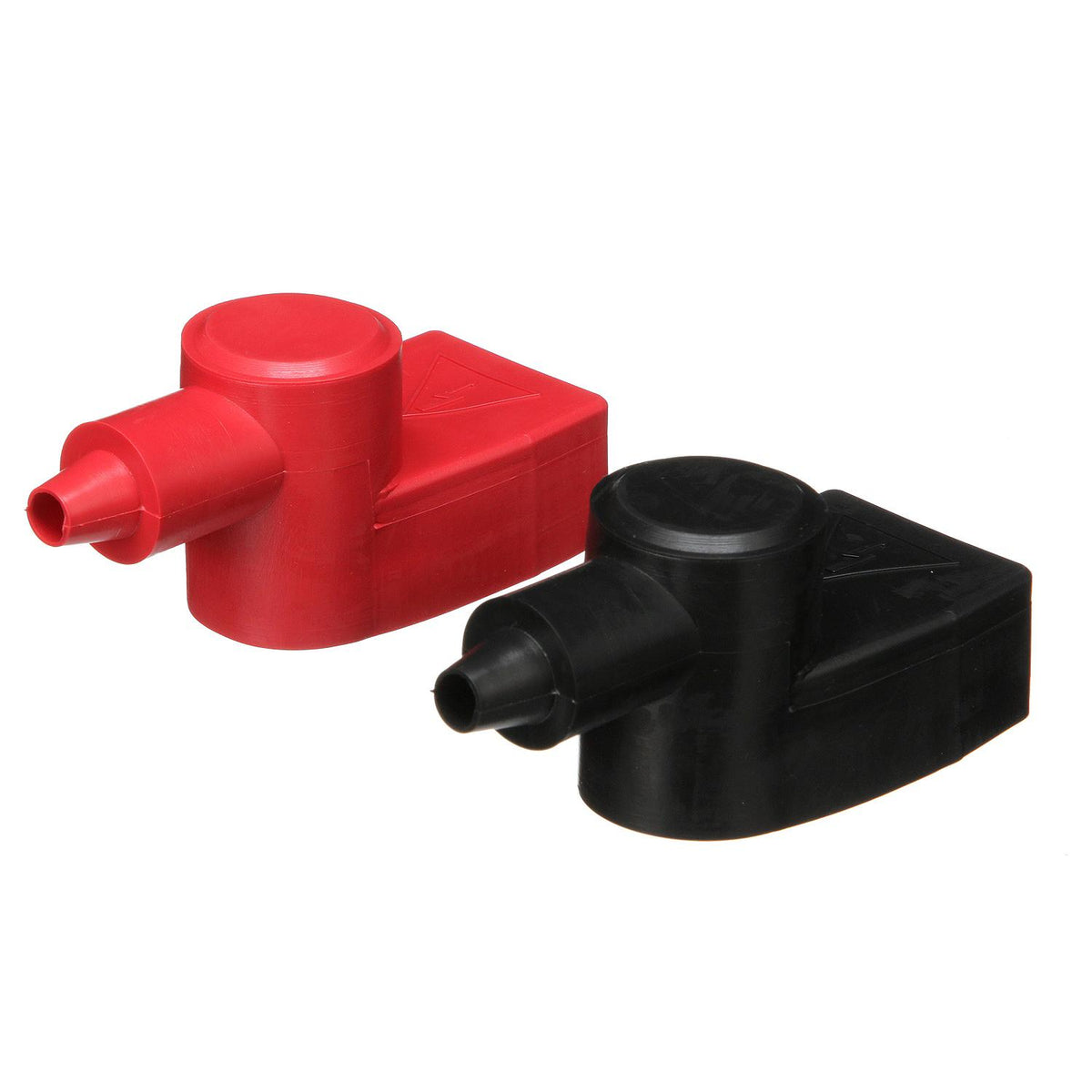 Battery Terminal Covers, Fits 4 & 6 Gauge Cable & Terminals w/ Wing Nut