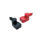 Battery Terminal Covers, Fits 4 & 6 Gauge Cable & Terminals w/ Wing Nut