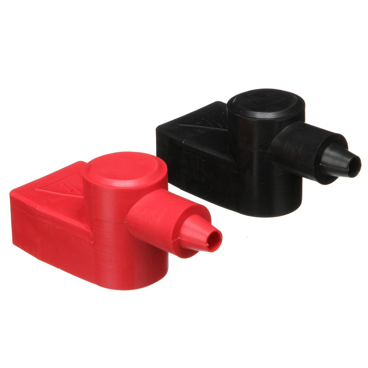 Battery Terminal Covers, Fits 4 & 6 Gauge Cable & Terminals w/ Wing Nut