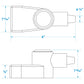 Battery Terminal Covers, Fits 4 & 6 Gauge Cable & Terminals w/ Wing Nut
