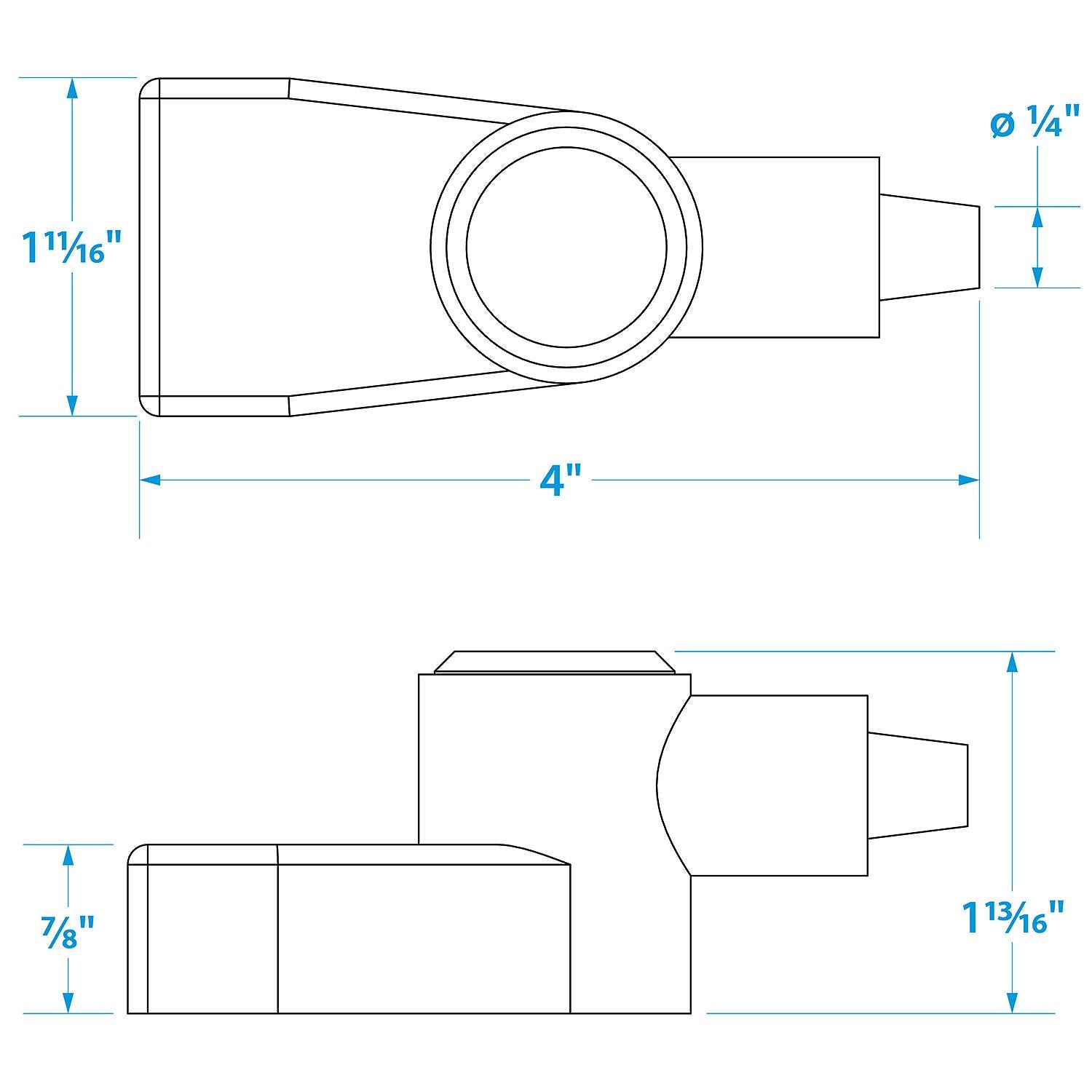 Battery Terminal Covers, Fits 4 & 6 Gauge Cable & Terminals w/ Wing Nut