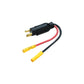 Trolling Motor Plug, Straight, Male, Motor Side, 6 in. Lead Wires
