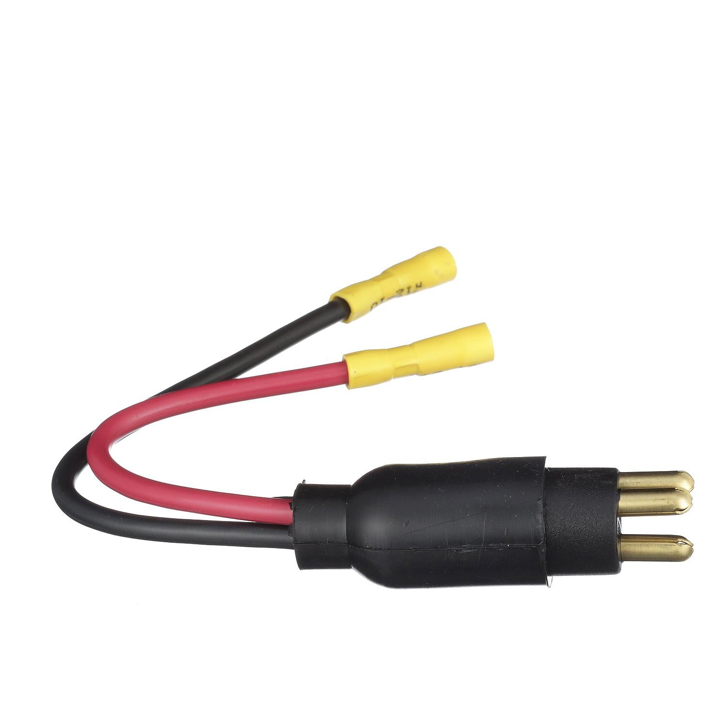 Trolling Motor Plug, Straight, Male, Motor Side, 6 in. Lead Wires
