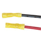 Trolling Motor Plug, Straight Female, Motor Side, 6 in. Lead Wires