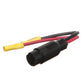 Trolling Motor Plug, Straight Female, Motor Side, 6 in. Lead Wires