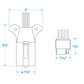 7-Way Connector to Adapt to 4-Way Trailer