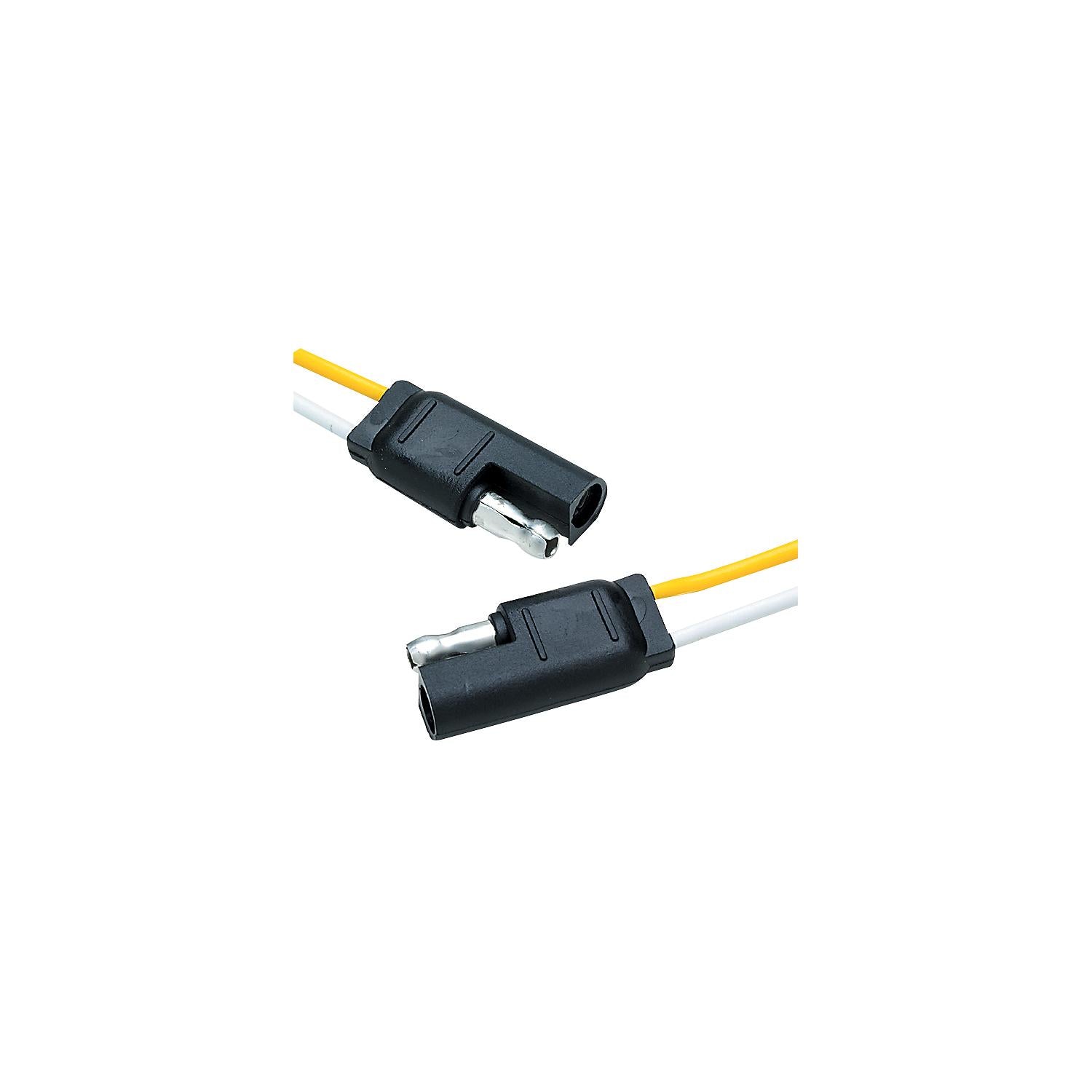 2 Pole Wire Connector, Male/Female, 12 In. Lead