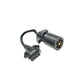7-Way Round to 5-Way Flat Boat Trailer Adapter Plug, 8 in.