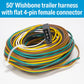 13951 Trailer Y Harness, 50ft, 12/24V, 10 Amp
