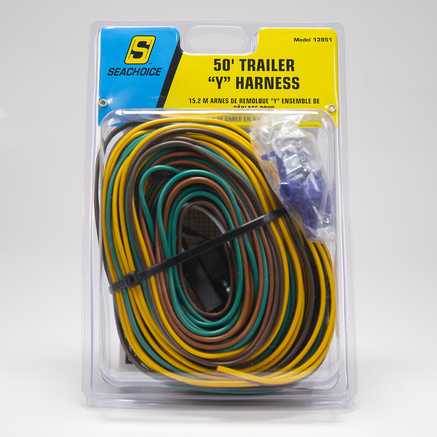 13951 Trailer Y Harness, 50ft, 12/24V, 10 Amp