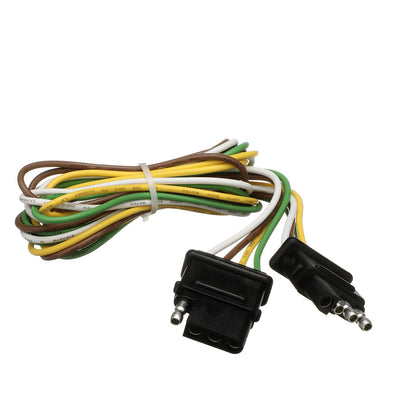 Trailer Wire Harness Extension, 4 Pole, Flat, 48 In.