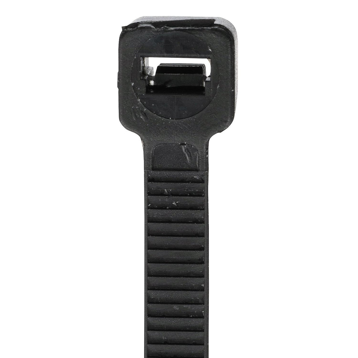 Cable Ties, 11in Long, 50 lbs Max Load, Black, Pack of 500, 500/PK