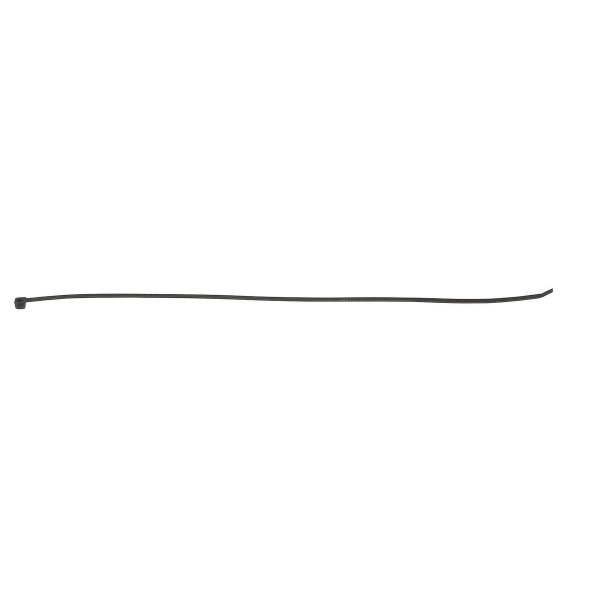 Cable Ties, 14in Long, 50 lbs Max Load, Black, Pack of 500, 500/PK