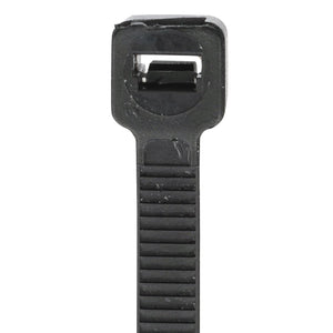 Cable Ties, 8in Long, 50 lbs Max Load, Black, Pack of 1,000, 1000/PK